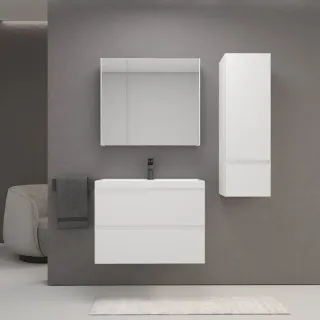 Тумба под раковину подвесная Style Line Манхэттен ЛС-00002356 100 см белый матовый